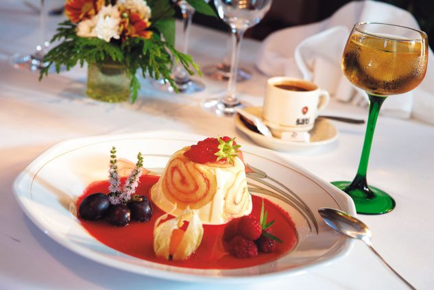 Plat gastronomique - Hôtel Roess - Alsace