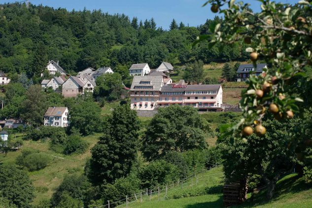 Vue sur l'hôtel Roess - Alsace